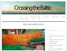 Tablet Screenshot of crossingthebaltic.com